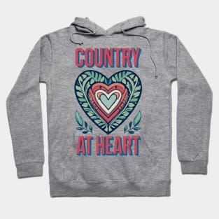 Country at Heart Farm Life Yeehaw - Homestead Fashions Funny Hoodie